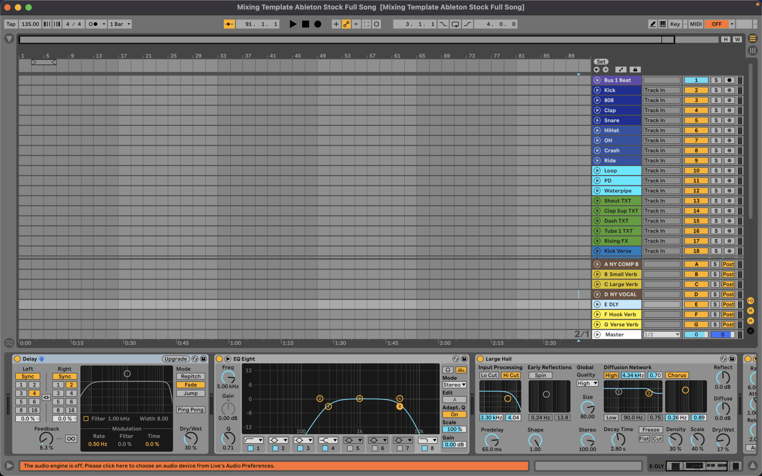 Ableton Mixing Templates DXT3R