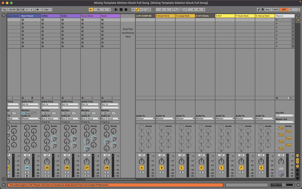 Ableton Mixing Templates DXT3R Ableton Mixing Templates DXT3R