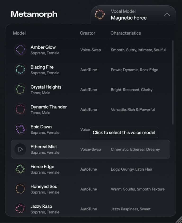 Metamorph, AutoTune Metamorph, Auto-Tune Metamorph, Antares Metamorph