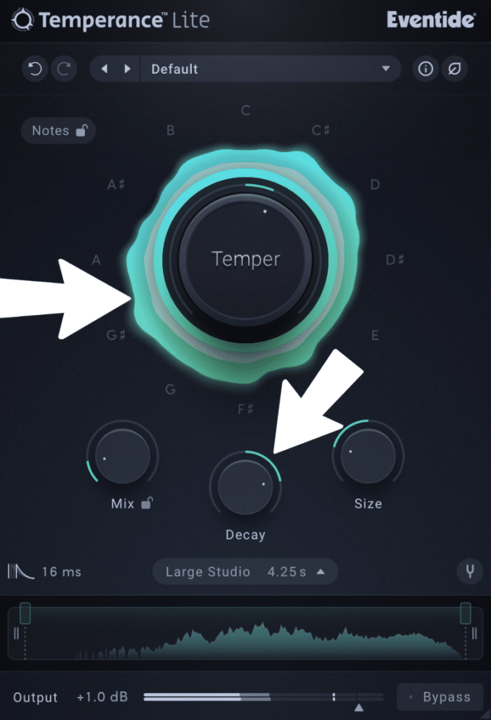 Eventide Temperance Lite, Eventide Temperance Lite Reverb, Eventide Temperance Pro, Eventide Temperance Reverb Plugin, Eventide Temperance Lite Free Reverb, Eventide Temperance Lite Musical Reverb